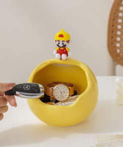 Kệ chìa khoá bằng gốm sứ nhẹ Mario phong cách ins sang trọng sáng tạo 10